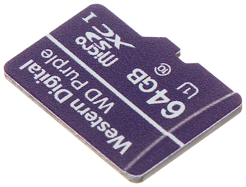 کارت حافظه میکرو اس دی  WESTERNDIGITAL 64Gمدل PURPLE