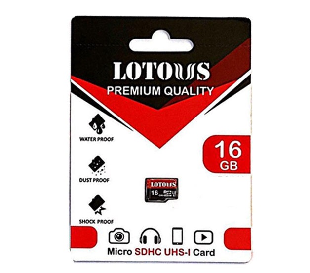 کارت حافظه MICRO SD 16G مدل LOTOUS