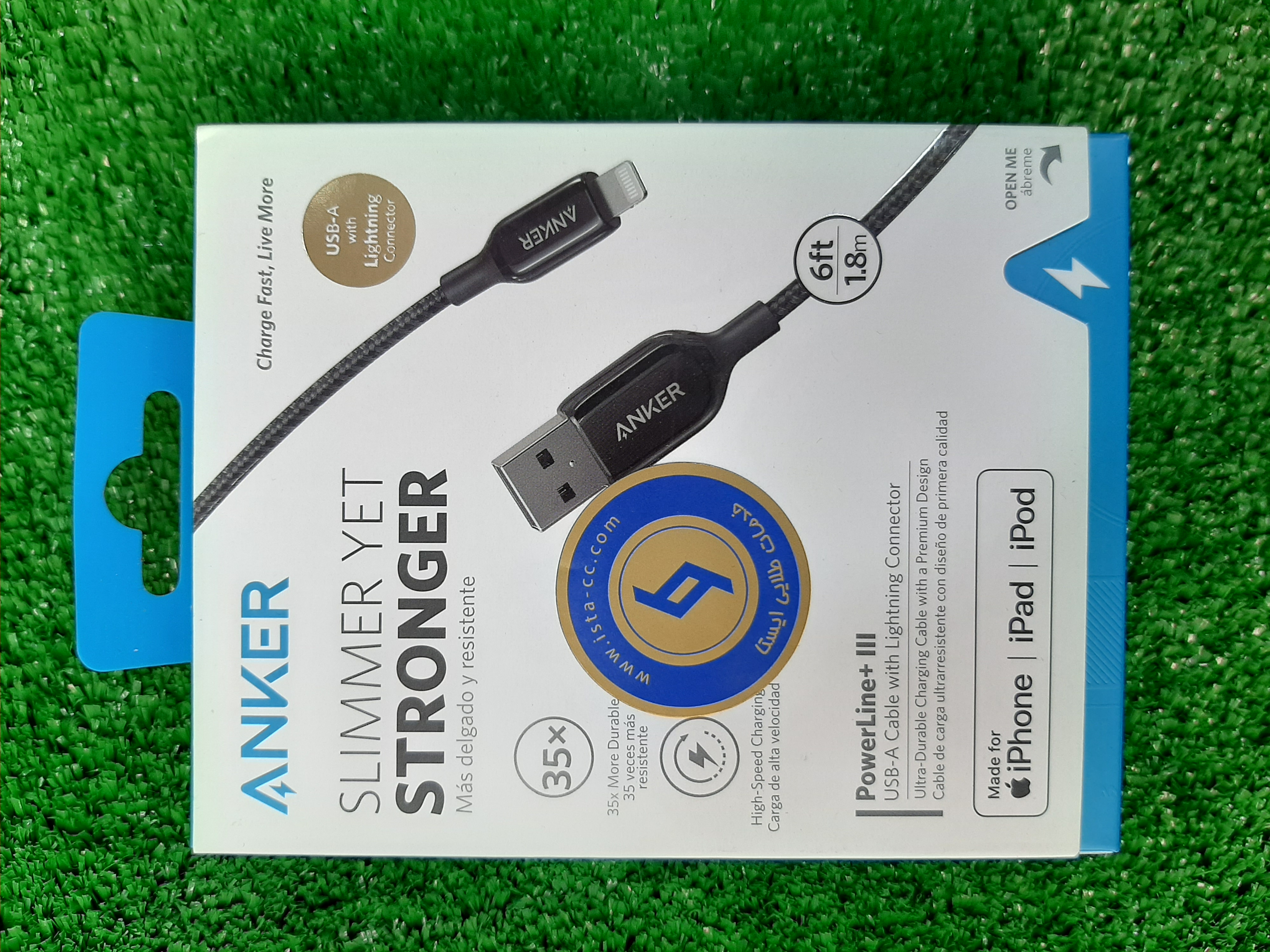 کابل usb-A به لاتینینگ انکر powerline  III