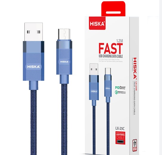 کابل شارژر تایپ سی هیسکا LX25