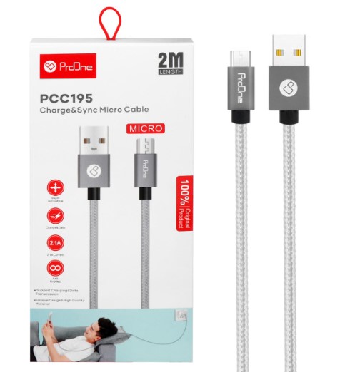 کابل شارژر proone pcc195 micro