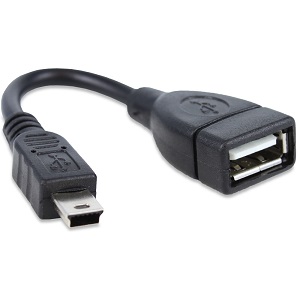کابل OTG Mini USB (ذوزنقه ای)
